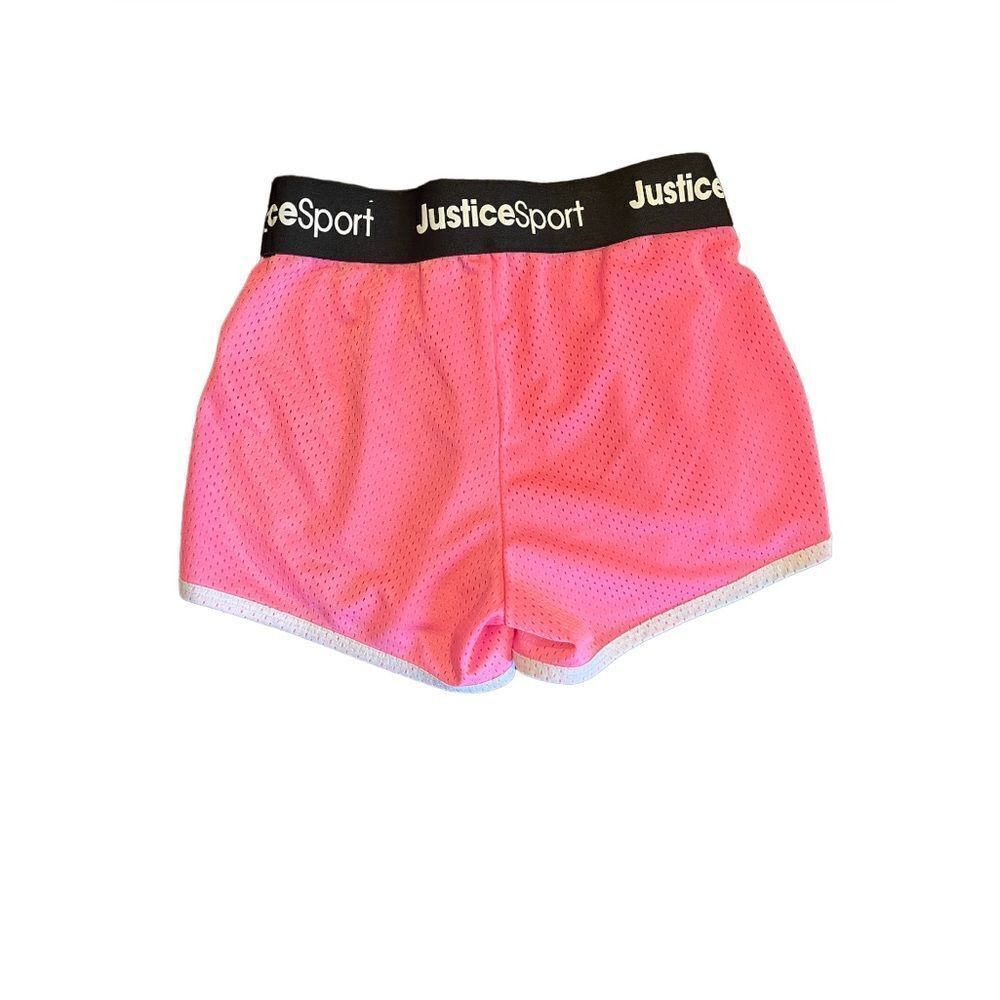 JUSTICE SHORTS GIRLS SIZE SMALL BUNDLE OF 2 PINK AND YELLOW NEW - Picture 4 of 7